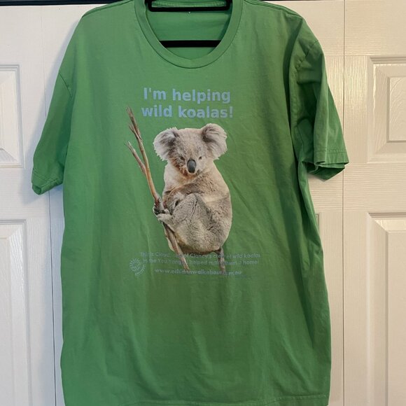 *♪ Animal Graphic Help Wild Koalas T-Shirt *♪ - Picture 2 of 8